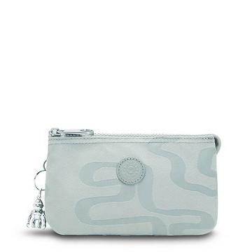 Bolsas Kipling Creativity Large Printed Pouch Turquesa | MX 2097UZ